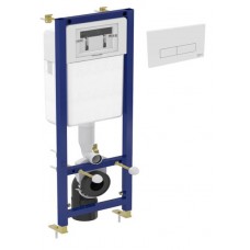 Cadru cu rezervor WC si clapeta alba Ideal Standard